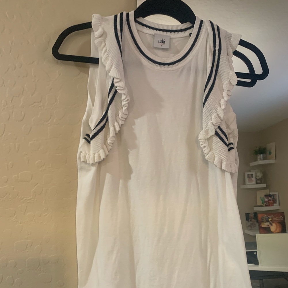 Cabi ruffle tank